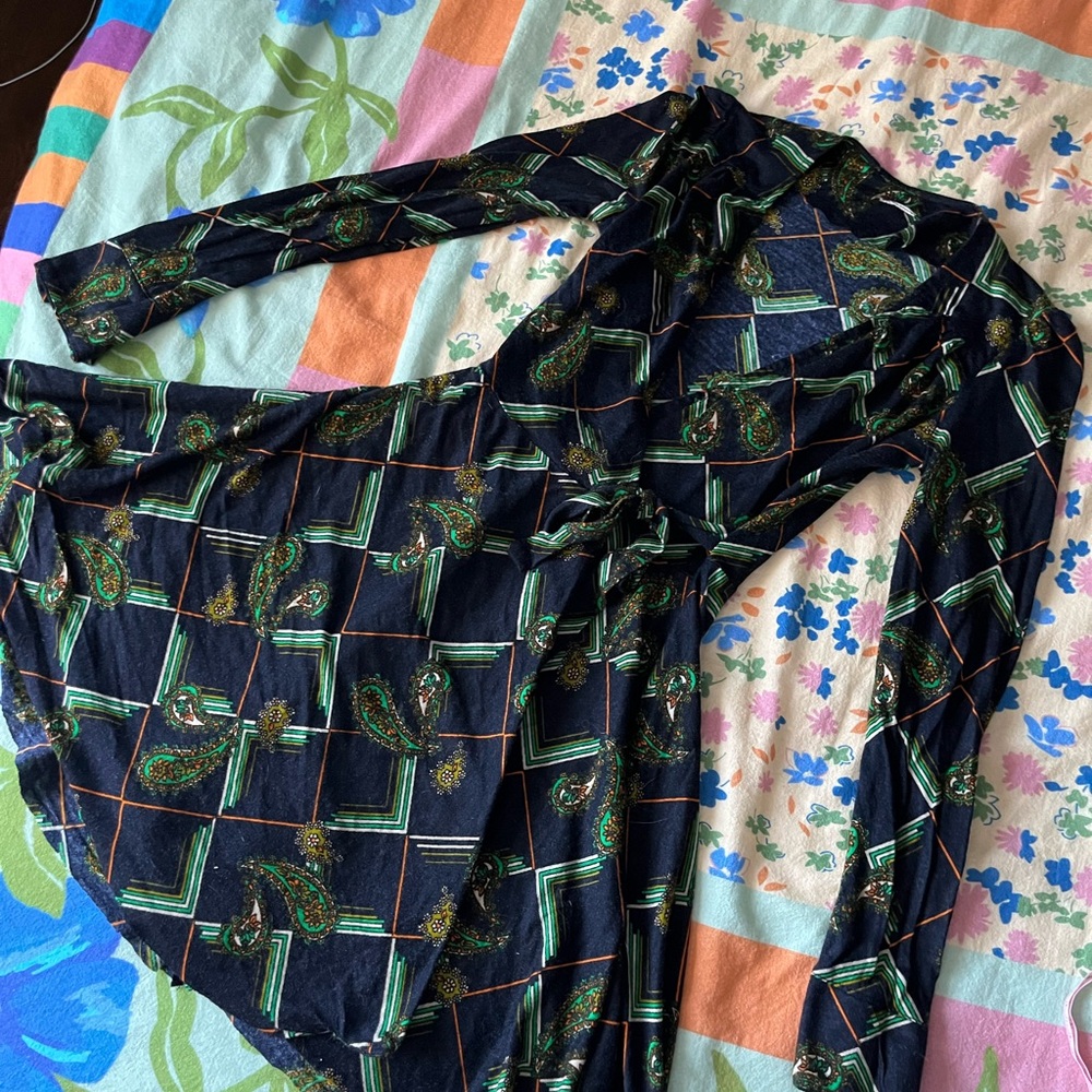 Vintage and Handmade Wrap Dress